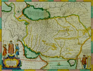 Carte de la Perse par Janssonius